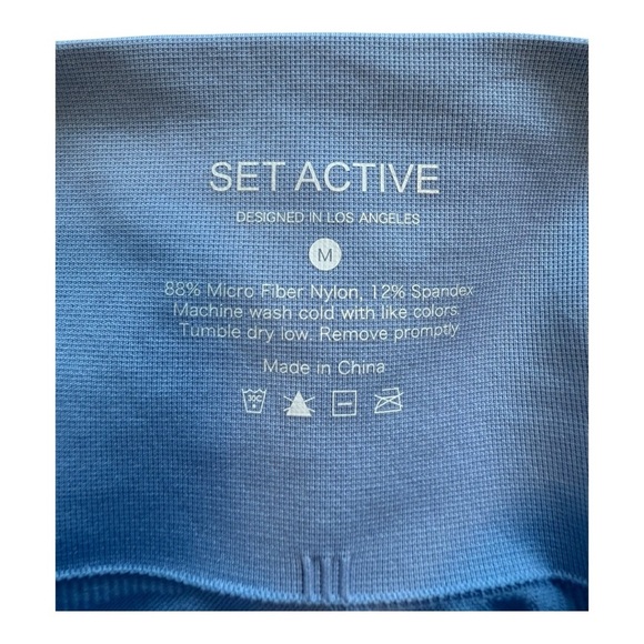 Set Active - Blue Lagoon Sculptflex Leggings  - Size Medium - Picture 4 of 11